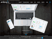 Tablet Screenshot of ambrogio.com